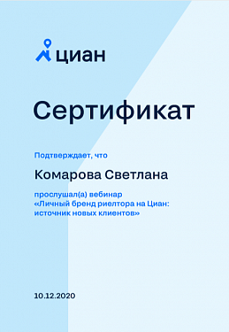 2020 г. ЦИАН 10.12.2020 г. 